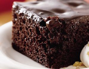 Choco Vanilla Jello Cake