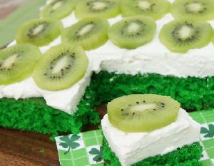 Kiwi Jello Cake