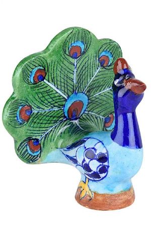Finely Crafted Peacock Showpiece