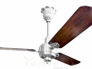 Cast metal ceiling fan