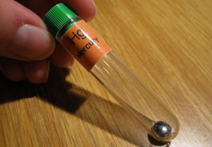 silver liquid mercury