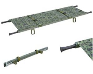 Double Fold With Telescopic Lifting Handles Army Stretcher