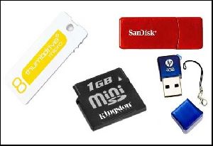 Memory Card Pendrive And Mobile Chargers