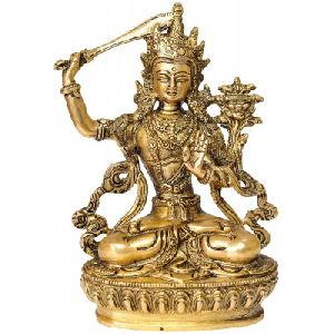 Buddhist Goddess Manjushri Sculpture Statues