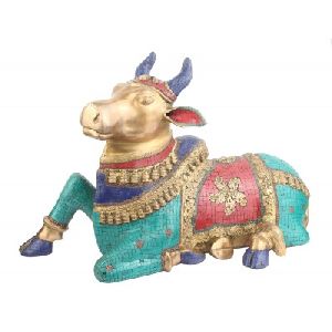 Holy Cow Nandi Statue