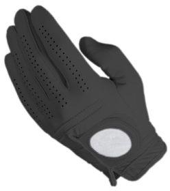 Golf Glove Full Leather Color Black 01