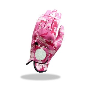 Golf Gloves Pink Army Camuflage