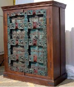Wooden Old Door TV Cabinet