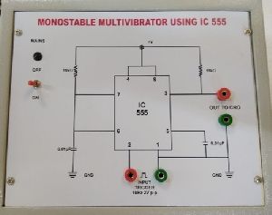 Monostable Multivibrator Trainer Kit