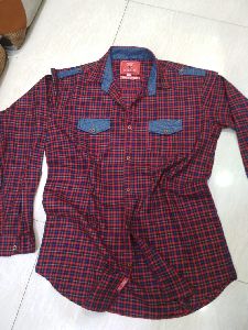 Mens Casual Checked Shirts