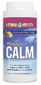 Natural Vitality Natural Calm Diet Supplement, Raspberry Lemon, 16 Ounce