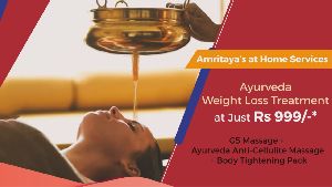 Now Get Amritayas Ayurveda Weight Loss treatment at Home at Rs 999