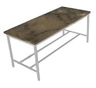 TABLE WITH MARBLE TOP