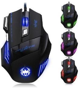 Breathing Light Gaming Mouse, USB Interface Wired Mouse T-80