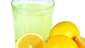 Clear lemon soda