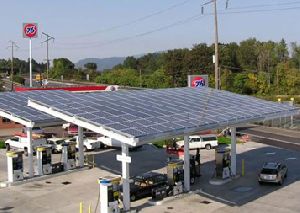 Solar Powered Petrol Pumps