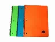 NEON COLORS SPIRAL NOTEBOOK