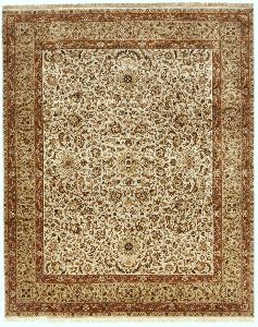 Hand knotted Indian rug. 8'x 10'