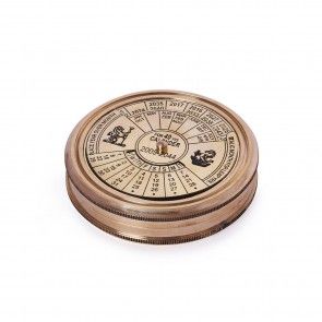 Artshai Golden Antique style Magnetic compass