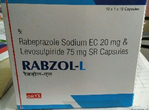 Rabeprazole Sodium EC 20 mg & Levosulpiride 75 mg SR Capsules