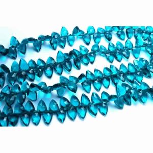 London Blue Topaz Quartz Beads