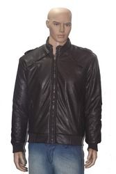 Men Leather Black Jacket
