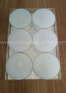 Maxi Tealights in Clear Cups
