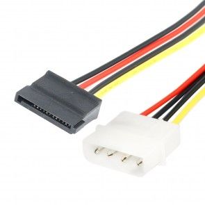 6inch 4 Pin Molex to SATA Power Cable Adapter