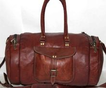 Real Leather Handmade Travel and Duffel Bag