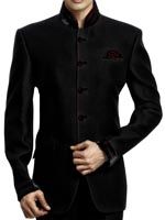Designer Black Wedding Jodhpuri Suit