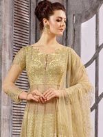 Fashionable Cream A Line Lehenga