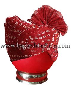 Royal Jodhpuri Wedding Turban Rajasthani Bandhej Safa
