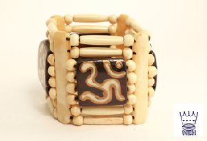 Neha Bone beaded bracelets