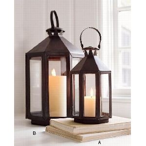 Metal Hexagonal Outdoor Lantern