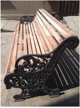 cast iron garden benches