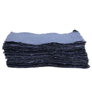 Navy Dark Blue Handmade Indian Deckle Edge Cotton Rag Papers