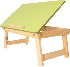 Natural Wood Laptop Table