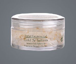 Gold and Saffron Fairness Gel