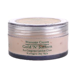 Gold and Saffron Massage Cream