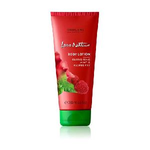 Body Lotion with Energising Mint AND Raspberry