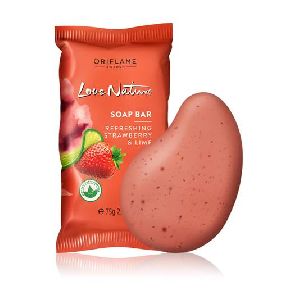 Soap Bar with Exfoliating Strawberry AND Lime