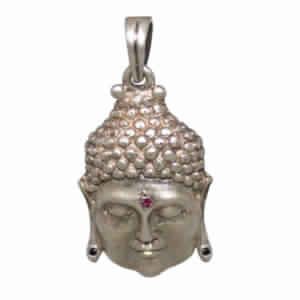 925 Sterling Silver Lord Buddha Shape Pendant