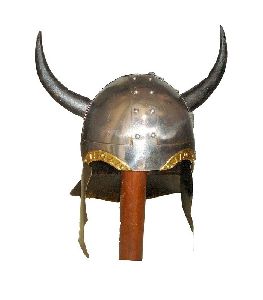 Medieval Warrior Horn Viking Helmet