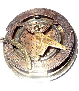 Nautical Gilbert Son London Brass Sundial Compass
