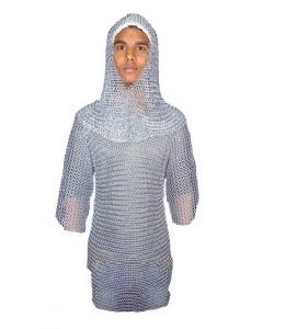 Riveted Chain Mail Coif, Shirt AND Hat Hood