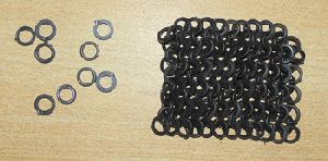 chainmail PLASTIC RINGS