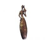 Brass Wall Hanging of Lady For Home Decor
