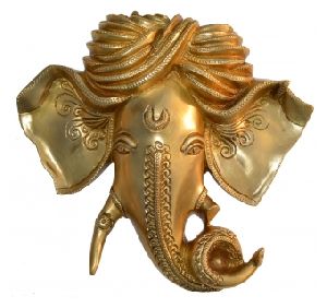 Ganesh face wall hanging decoration figure