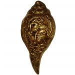 Lord Vishnu Brass Metal Religious Conch