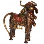 Standing Bull with small bells